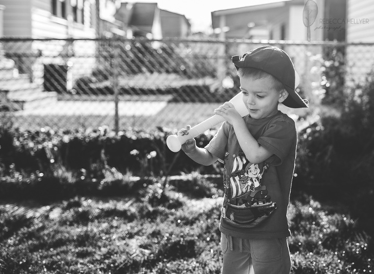 boy playing baseball | Chicago Child Photographer