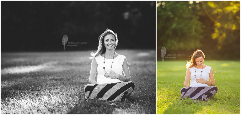 Chicago Maternity Photographer | La Bagh Woods | Rebecca Hellyer Photography 