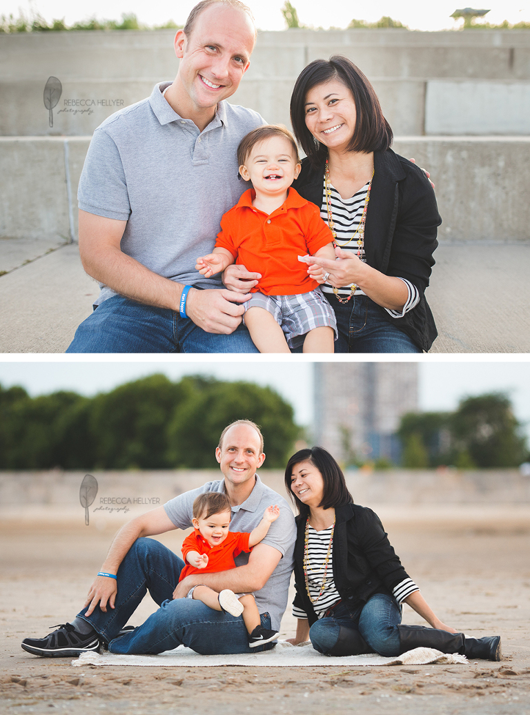 Chicago Beach Family Photographer | Rebecca Hellyer Photography