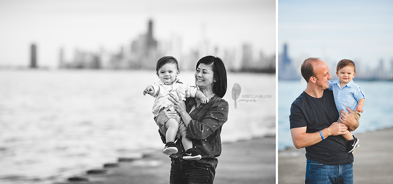 Montrose Harbor Skyline | Rebecca Hellyer Photography