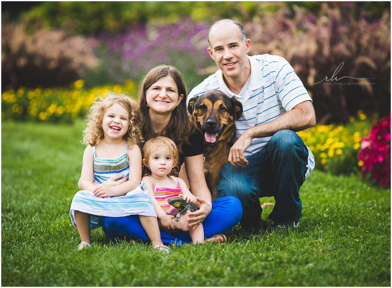 chicago family photographer and dog illinois