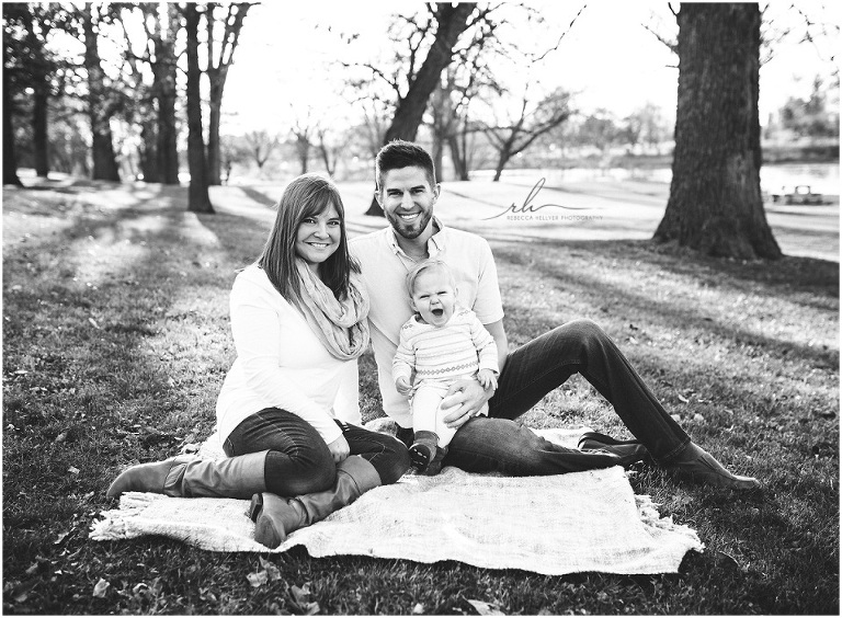 Black and white portrait | Family Photography Aurora IL | Rebecca Hellyer Photography