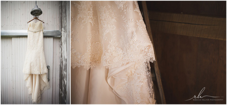 Lace wedding dress