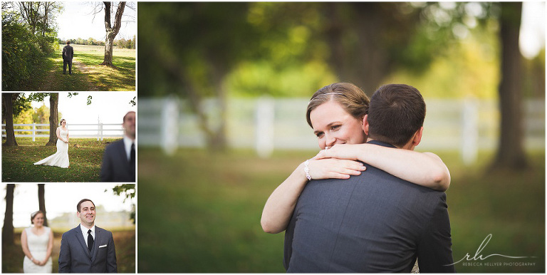 First look | Berrien Springs Wedding Photographer