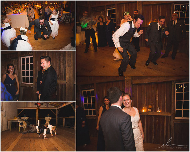 Fun wedding reception photos