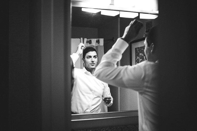Groom getting ready | Chicago Wedding Photographer | © Rebecca Hellyer Photography