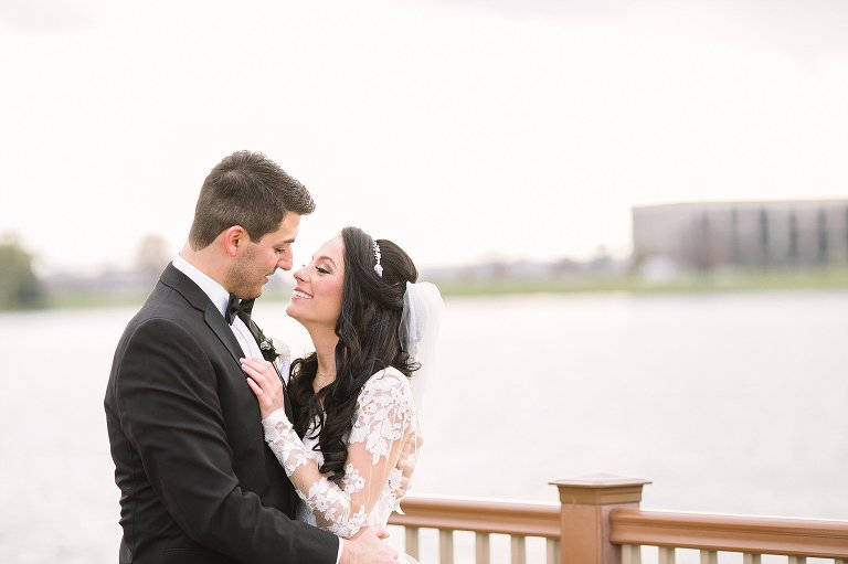 Bride and groom portrait | Chicago Wedding Photographer | © Rebecca Hellyer Photography