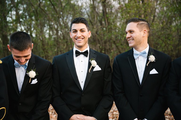 Groom and groomsmen | Chicago Wedding Photographer | © Rebecca Hellyer Photography
