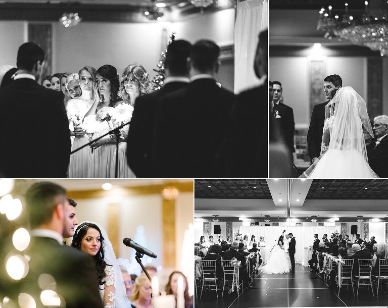 Ceremony photos | Fountain Blue Des Plaines wedding | Chicago Wedding Photographer | © Rebecca Hellyer Photography