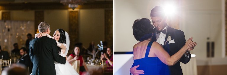 Father daughter | Mother son | Dances | Chicago Wedding Photographer | © Rebecca Hellyer Photography