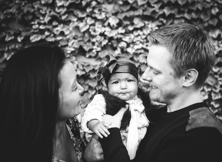 6 month baby photos | Kinzie Street Bridge Family Photos | Rebecca Hellyer Photography