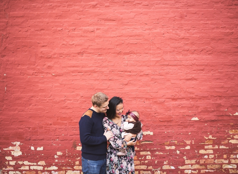 6 month baby photos | Kinzie Street Bridge Family Photos | Rebecca Hellyer Photography