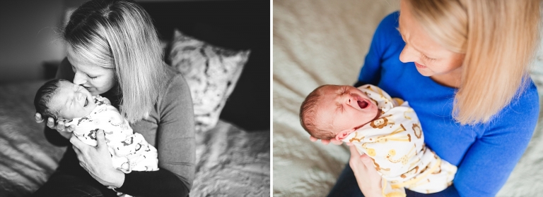 Chicago newborn photographer | Lifestyle newborn photos | Rebecca Hellyer Photography