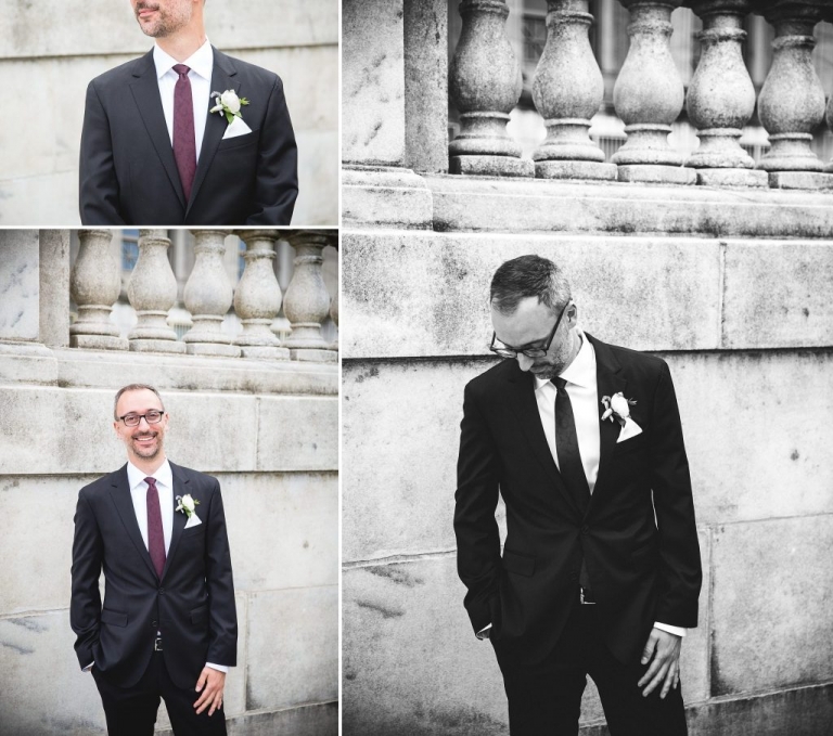 Grooms portraits | Chicago wedding photographer | © Rebecca Hellyer Photography